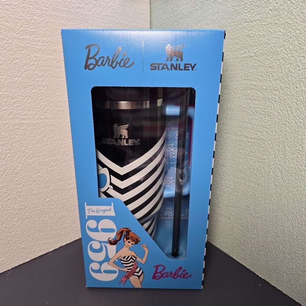 Barbie X Stanley The Original 1959 40 oz Tumbler‎ Limited Edition NIB